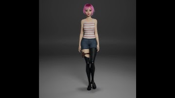 3D Character Walk Cycle in Unreal Engine 5 | Dicky #3d #animation #unrealengine #shorts #walking