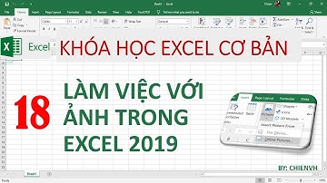 Excel Cơ Bản Cấp Tốc| #18 Làm việc với ảnh trong excel 2019