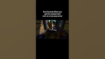 Rust Console when you get the craziest start ever on a max pop server…#shorts #rust #rustconsole