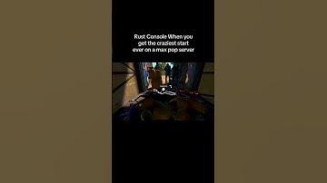 Rust Console when you get the craziest start ever on a max pop server…#shorts #rust #rustconsole