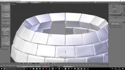 blender 3D modeling tutorial: igloo
