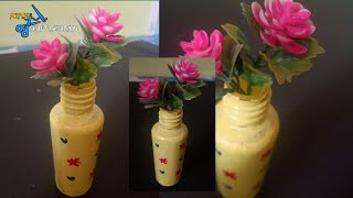 Decoration ideas,Reuse the nail remover bottle idea#outofwaste