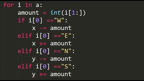 Advent of Code 2020 - Day 12 - Python (173/ 3774)