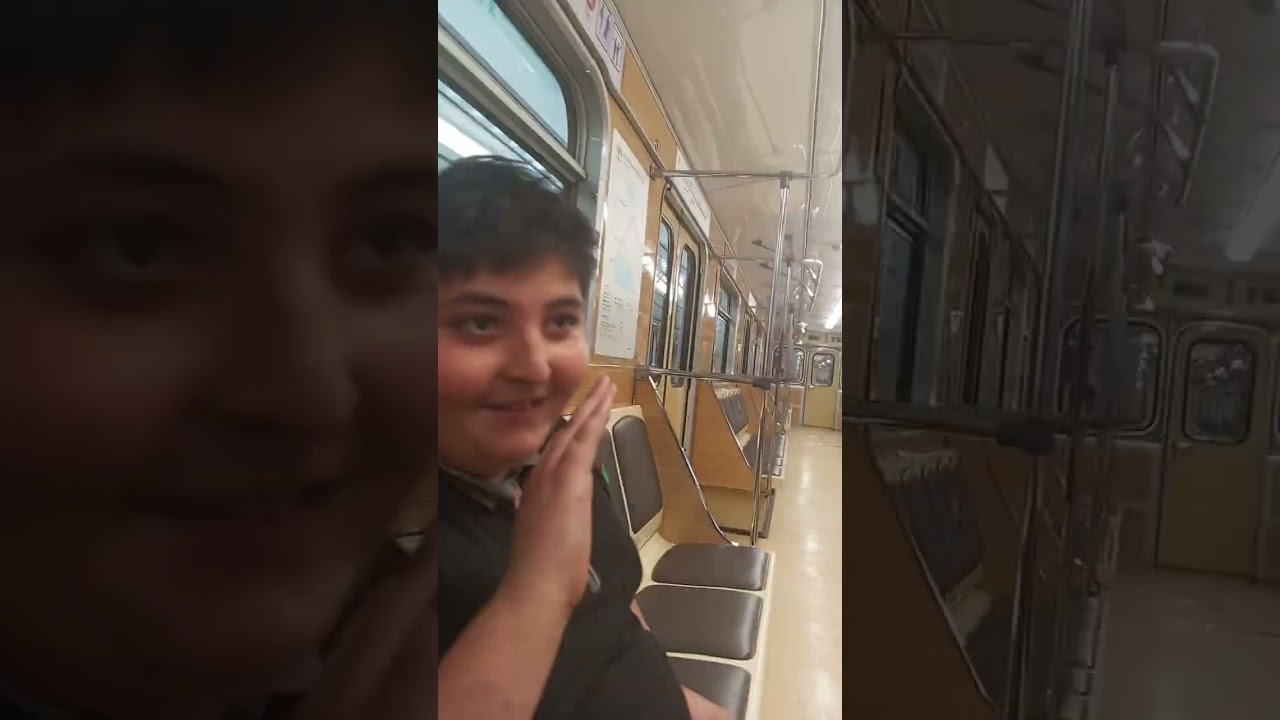 Bakı Metropoliteni ( Avtovağzal - M.Əcəmi 2 ) .  Vaqon: 1999. Баку Метро ( Автовокзал - М.Аджами 2 )