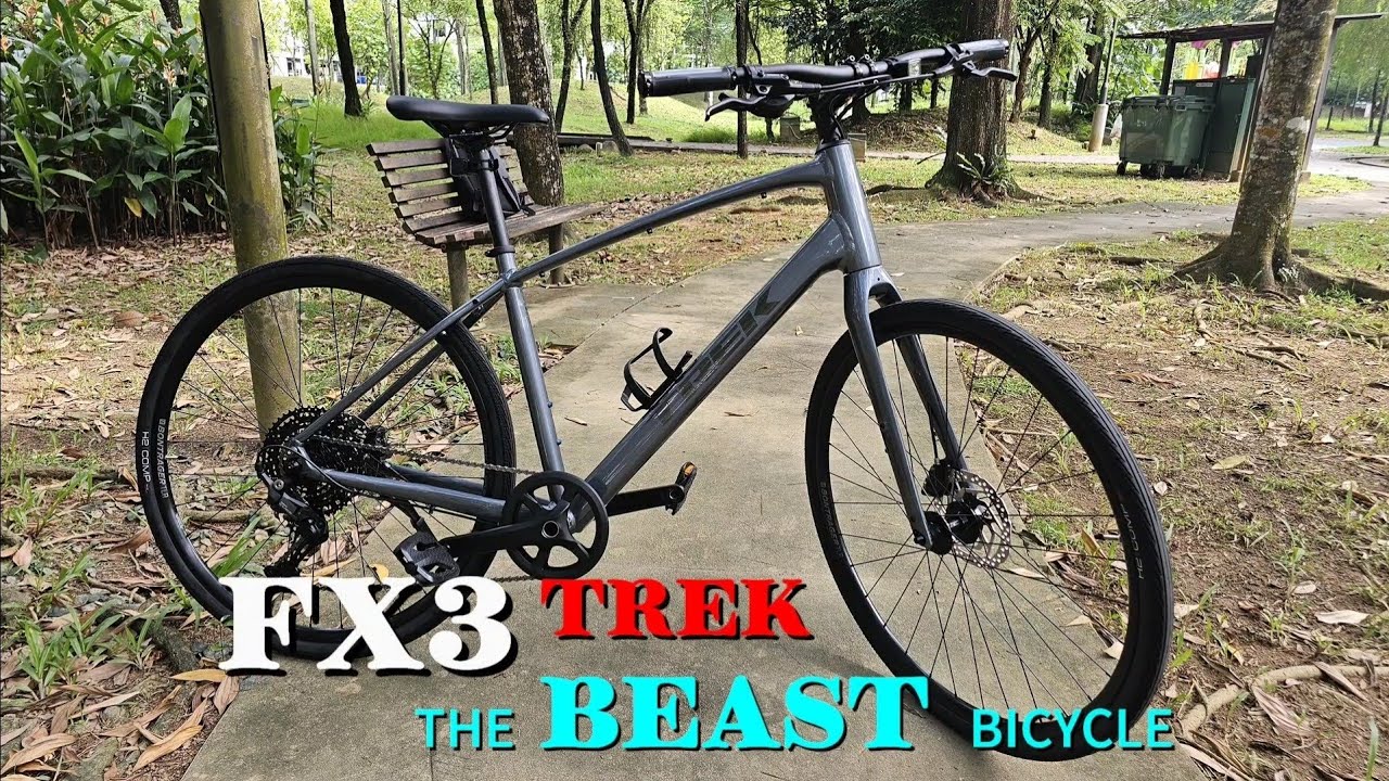 TREK FX3 THE BEAST Bicycle! #fx3  #trekbicycle #testrun #bike #gopro @ArnulAlegre