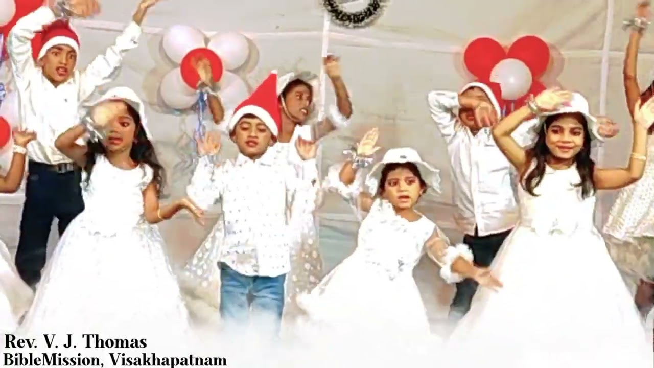 New Telugu Christmas song Dance|Rev.V. J. Thomas|BibleMission|Christmas Song|2022|2023|2024|latest|