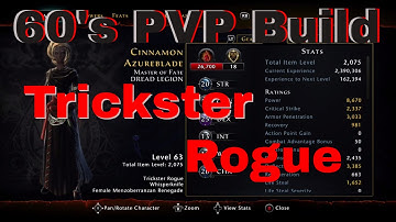 60s PVP Build | Trickster Rogue Whisperknife Executioner | Cinnamon Azureblade