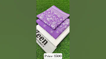 ZEEN SUMMER COLLECTION 2025 BEST QUALITY AIRJET LAWN FABRIC Digital Printed Price 3500 