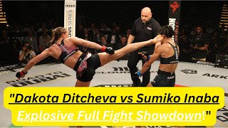 Dakota Ditcheva Vs Sumiko Inaba - Полный Бой. Всё По Чесноку Full Fight Hd