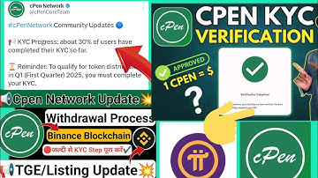 cPEN KYC VERIFICATION ✅ STEP_STEP IKORWA GUTE/cPen Network KYC//mainnet Q1/2025