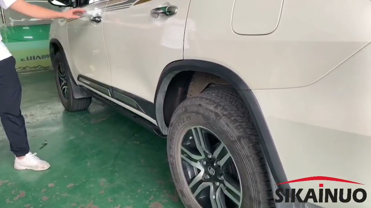 Power running board automatic side steps retractable powersteps for fortuner 2016+