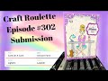 Galentine (with a light!) / Craft Roulette Ep #302 Submission / @PearBlossomPress #CardSwap