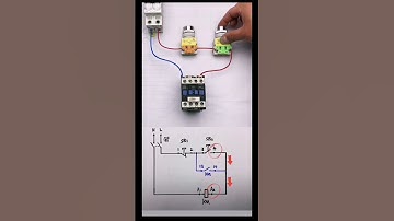 démarrage direct un seule sens de rotation schéma de commande