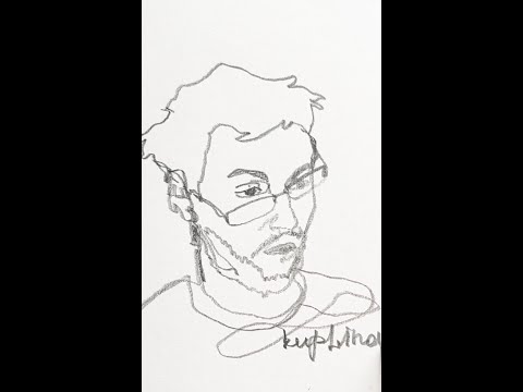 Куплинов | портрет одной линией