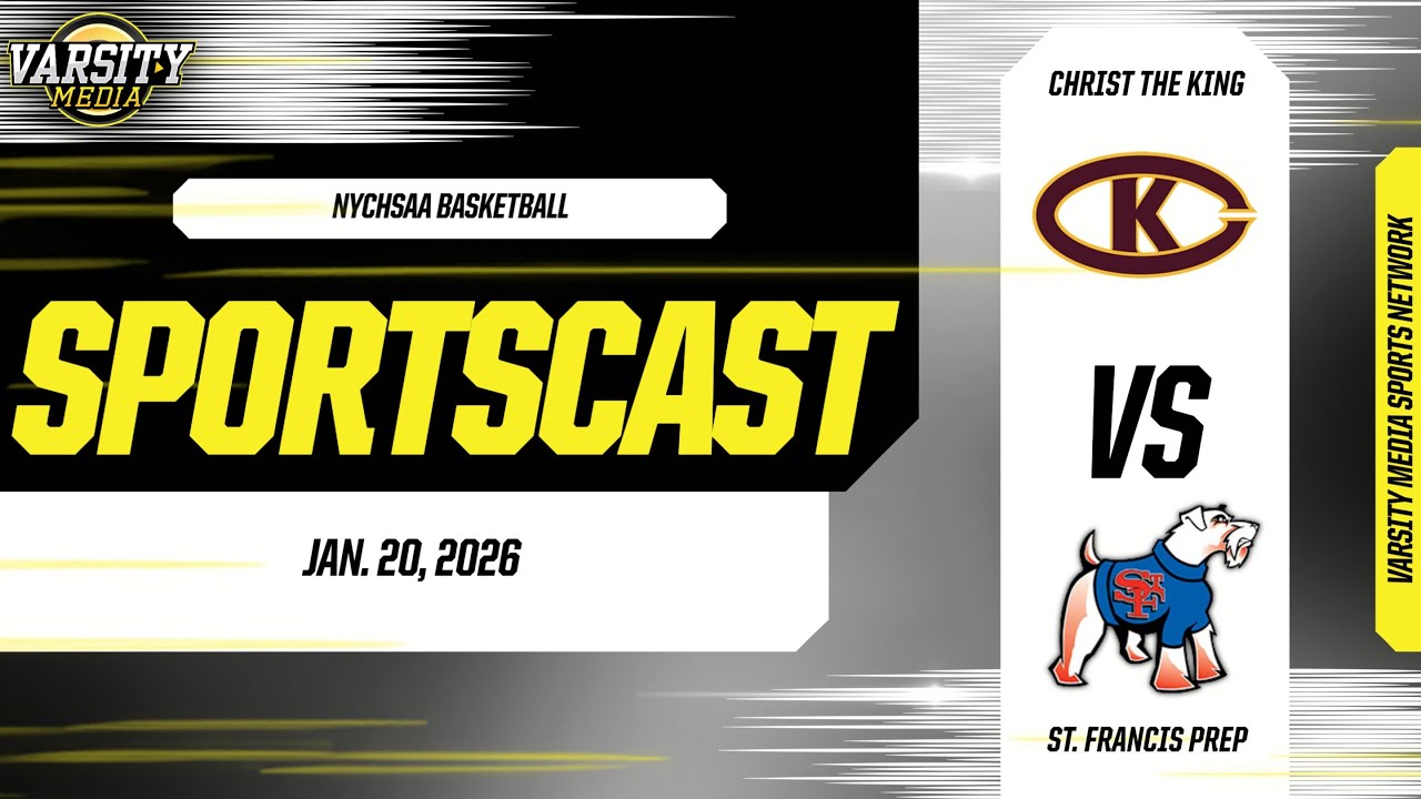SPORTSCAST | Christ the King vs St. Francis Prep | Boys Basketball | 1/ ...