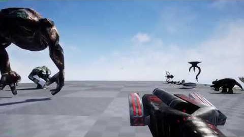 AI Deathmatch, DPistol Material, Level WIPs | U1 UE4