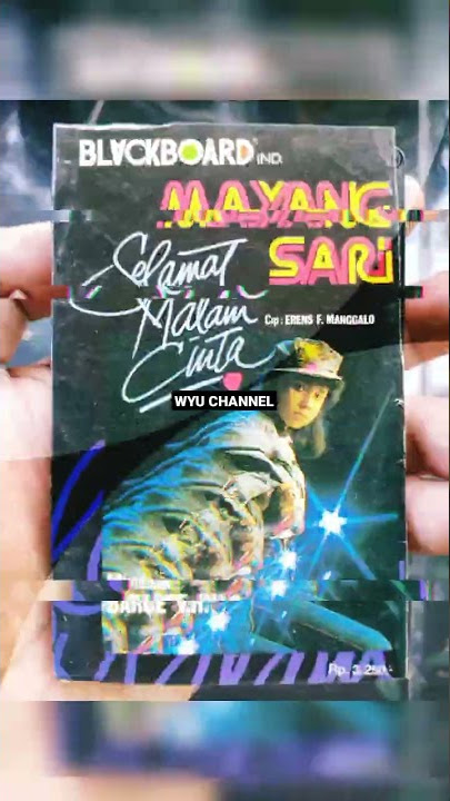 Salah Satu Cover Album Kaset Pita MAYANG SARI ' Selamat Malam Cinta ' cukup menarik