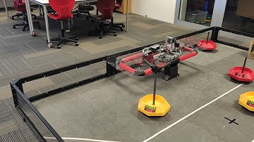 X-Drive climbs platform | Vex Tipping Point