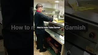 How to make Tuiles Garnish
