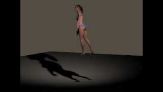 PoserPhysics Dancing Girl