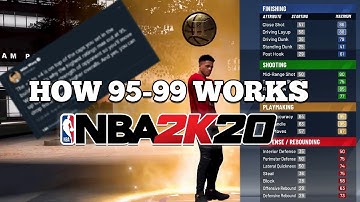 NBA 2K20 99 OVERALL SYSTEM EXPLAINED! +4 ALL ATTRIBUTES TO ALL STATS!!!