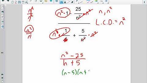 MAT1033C - 4.4 Simplifying Complex Fractions