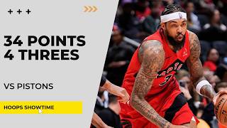 Brandon Ingram 34 Points, 4 Threes vs Pistons I 25-26 NBA Season