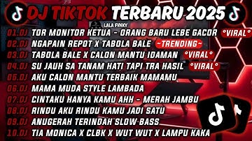 DJ TIKTOK TERBARU 2025🎵DJ TOR MONITOR KETUA - ORANG BARU LEBE GACOR🎵DJ NGAPAIN REPOT X TABOLA BALE 