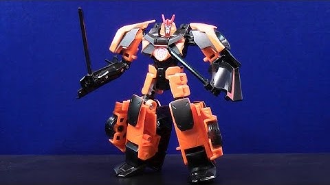 TRANSFORMERS ROBOTS IN DISGUISE AUTOBOT DRIFT VIDEO TOY REVIEW