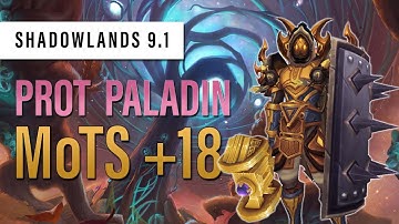 Mists of Tirna Scithe + 18 Mythic IN-TIME | Prot Paladin POV | Kyrian | WoW Shadowlands 9.1