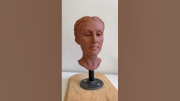 Sculpting from a live model #sculpture #shortsart #sculpt #sculpting #sculptingtutorial #portrait