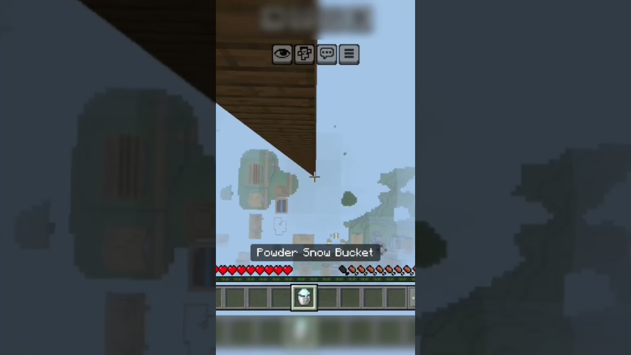 Max Height to Bedrock: Powder Snow Clutch! ❄️😱 