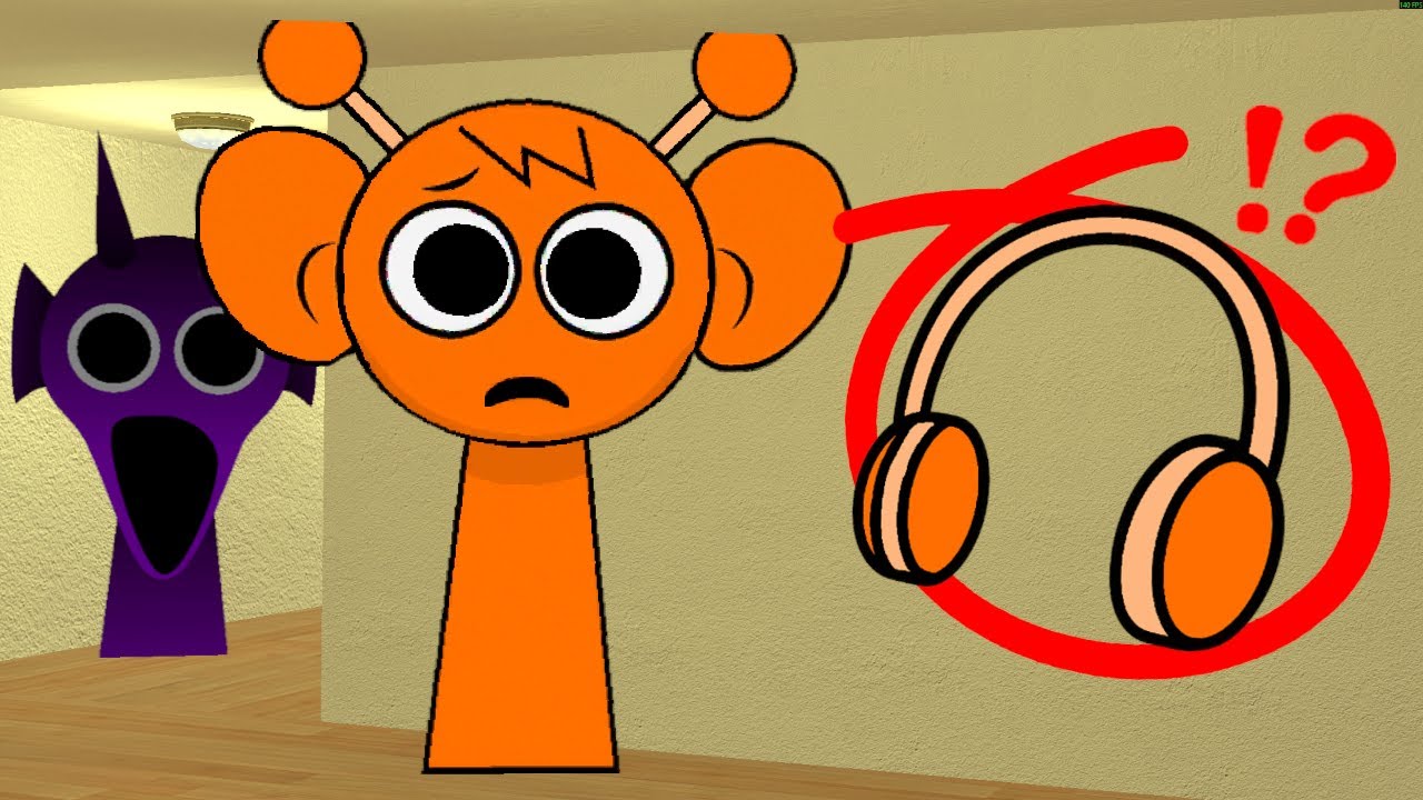 Спрунки Орен хочет, чтобы я помог ему найти его наушники, потому что Спрунки Дёрпл их украл.