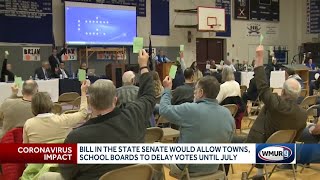 Bill in the state senate would allow towns, school boards to delay votes until July