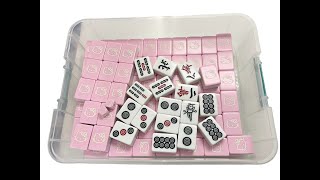 SOLD - Hello Kitty 144 Mahjong Tiles with Dice - I know I pronounced Mahjong wrong!