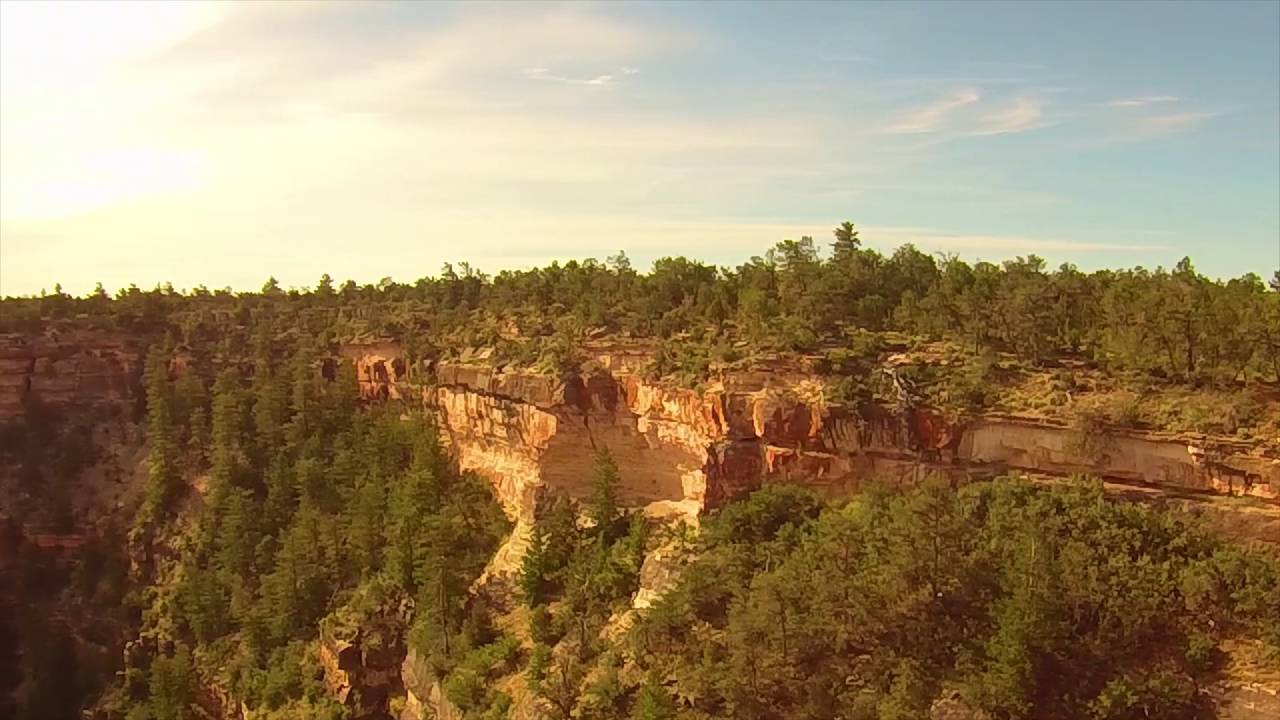 "Illegal" drone flight in The Grand Canyon National Park Shh, don't