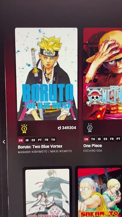 Boruto's Manga Is DOMINATING