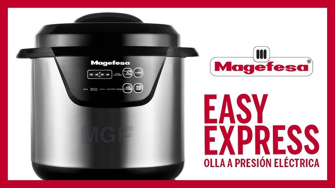 Magefesa Easy Express Olla a Presión Eléctrica Programable 2L 500W + Libro