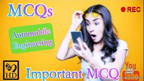 Top 25 MCQs from Automobile engineering