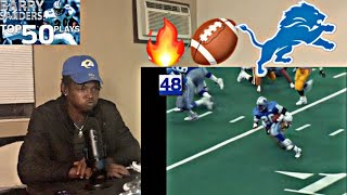 BARRY OVER EMMIT EASY! BARRY SANDERS TOP 50 MOST RIDICULOUS PLAYS OF ALL TIME | LA RAMS FAN REACTION