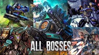 TRANSFORMERS WAR FOR CYBERTRON 4K REMASTERED | ALL BOSSES with CUTSCENES [4K60]