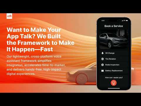 Want to Make Your App Talk? We Built the Framework to Make It Happen—Fast