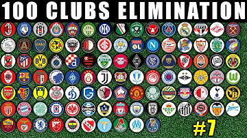 100 Clubs Elimination Marble Race in Algodoo #7 \ Marble Race King