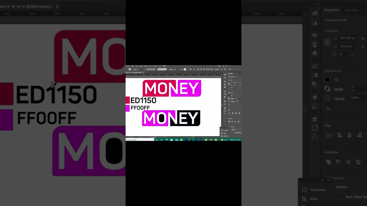 how to create a negative space logo in illustrator | About Design