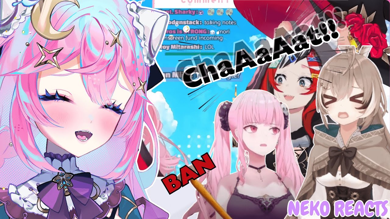 ━☆НЕКО РЕАГИРУЕТ━☆ КОГДА ЧАТ ТРОЛЛИТ ГОЛОГЕВУШЕК!! [HOLOLIVE]