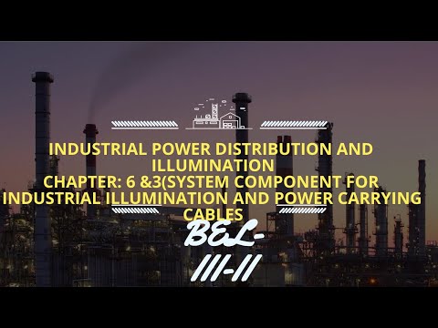 System component for industrial illumination cahpter 6 & power cables chapter 3