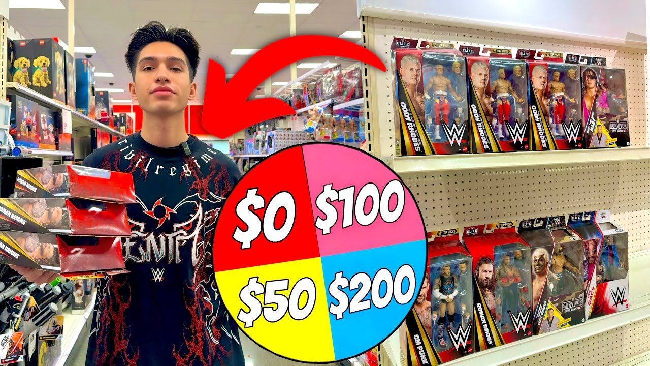 MYSTERY WHEEL Budget on WWE ACTION FIGURE Hunt! 