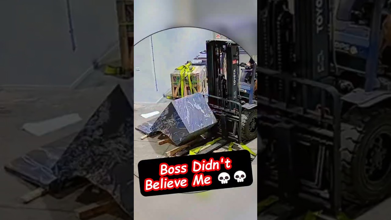 Forklift Driver's VERY Expensive Mistake (Caught on CCTV) | Workplace Fail 