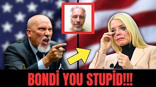 Chip Roy DESTROYS Pam Bondi LIVE — She BREAKS DOWN As 3 Million Epstein Files SHATTER Her Lies