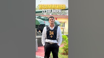 Umesh got Recommended from 21 SSB Bhopal | SSB Interview #ssbinterview #shorts